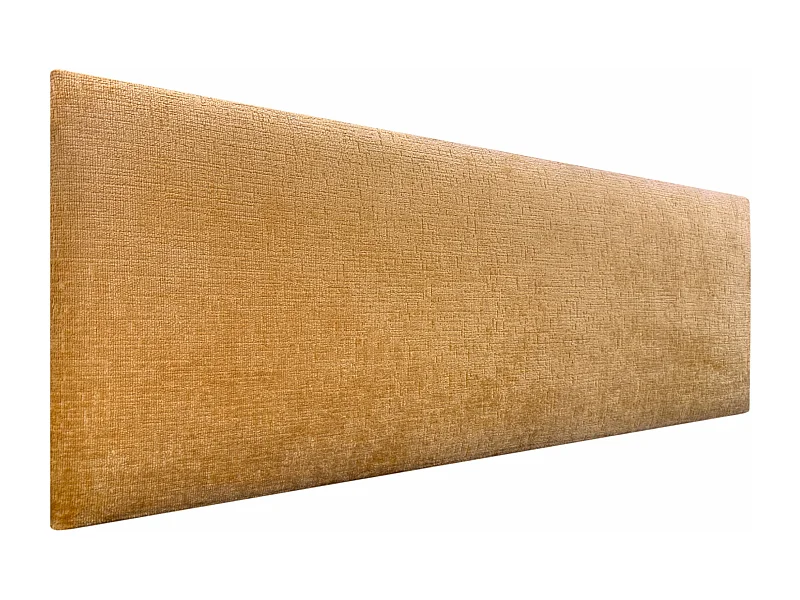DHOME Tête de Lit en laine naturelle 150x50cm pour Lit 150 - Moutarde