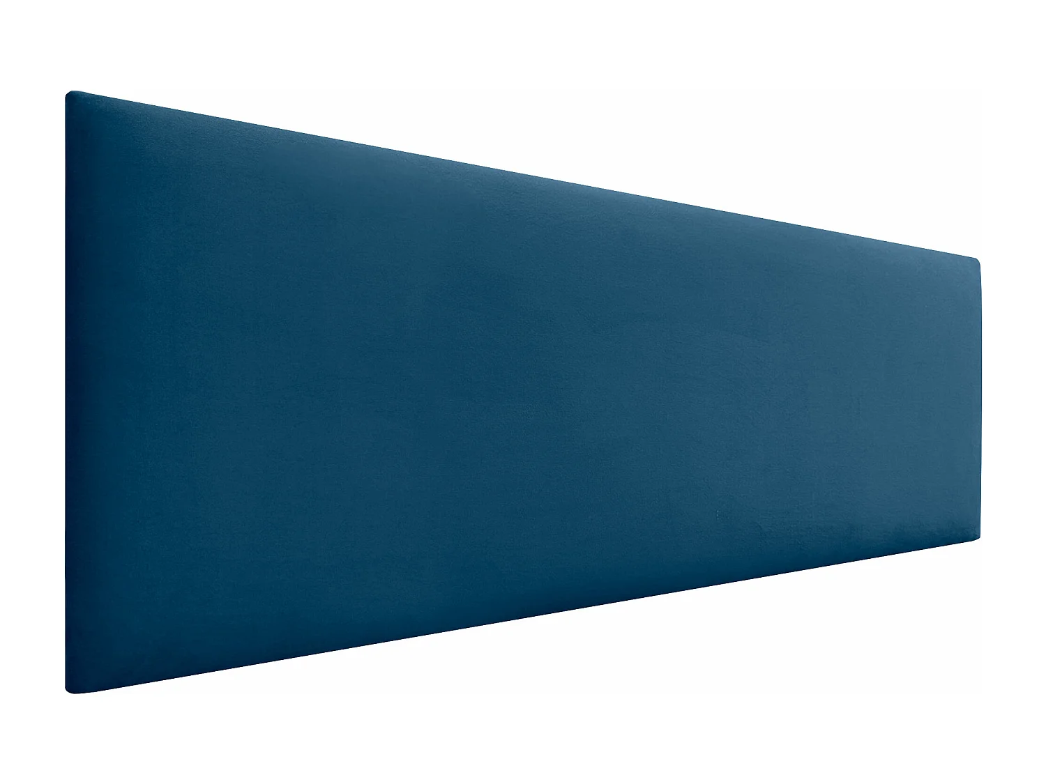 DHOME Kopfteil aus glattem Samt, 150 x 60, Betten 150/160 – Blau