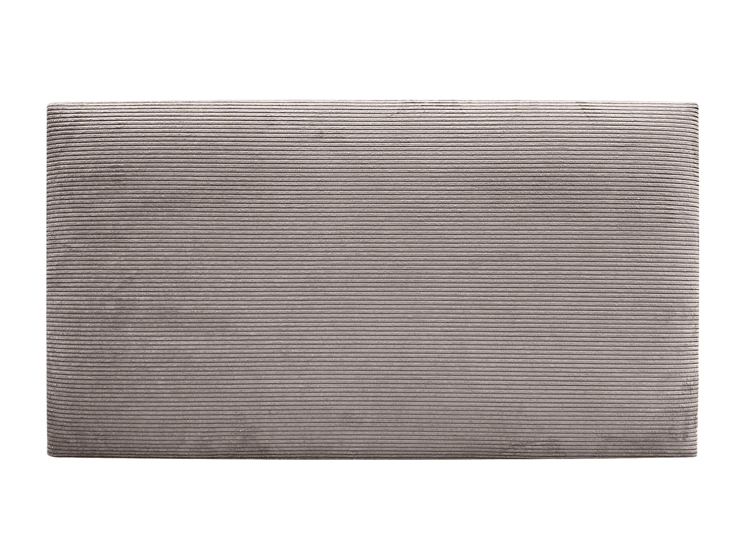 DHOME Tête de Lit Velours Côtelé Uni 80x60 Lits 80/90 - Marron