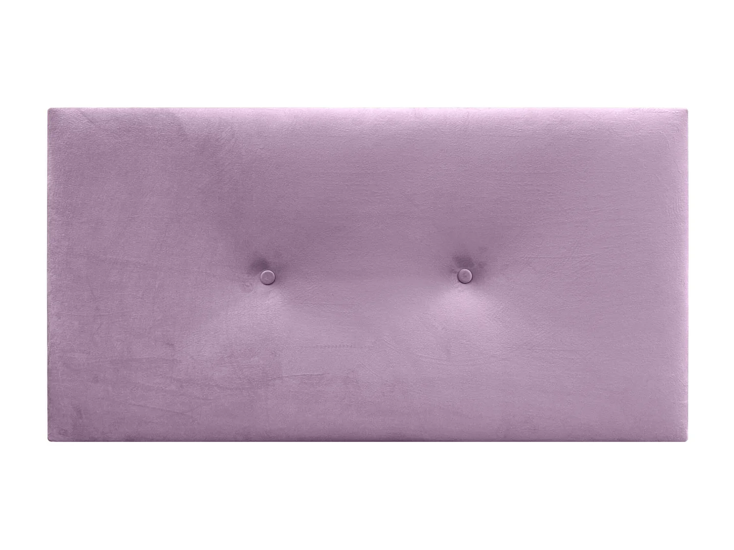 DHOME Kopfteil aus glattem Samt mit Knöpfen, 90 x 60 cm, Betten 80/90 – Rosa