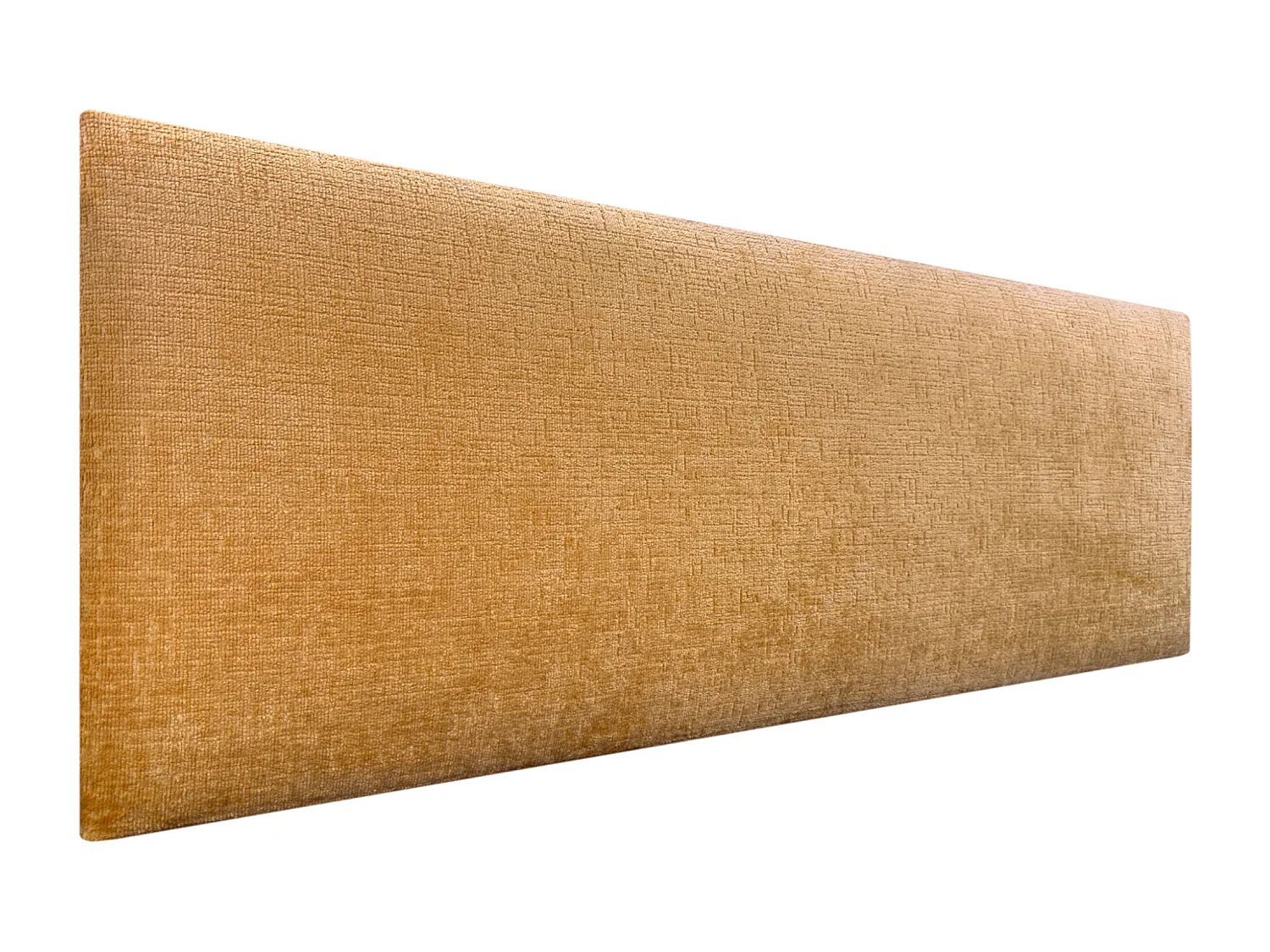 DHOME Tête de Lit en laine naturelle 135x50cm pour Lit 120/135 - Moutarde