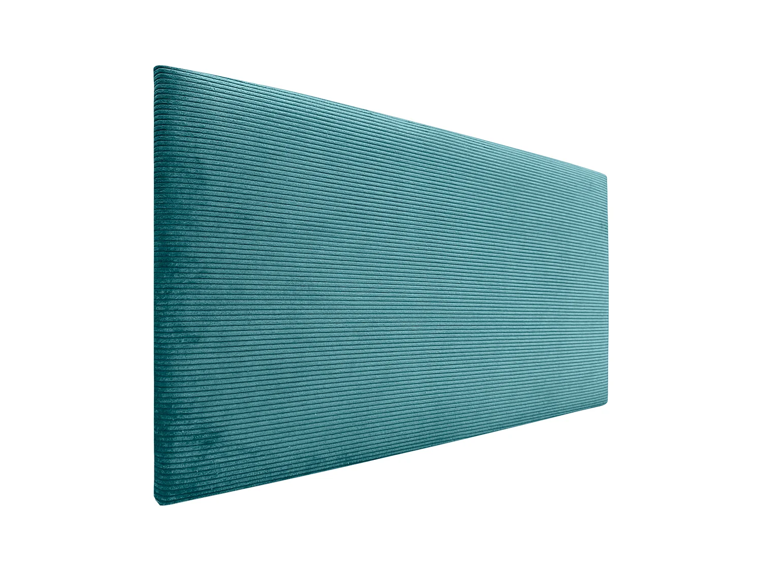 DHOME Tête de Lit Velours Côtelé Uni 90x50 Lits 80/90 - Turquoise