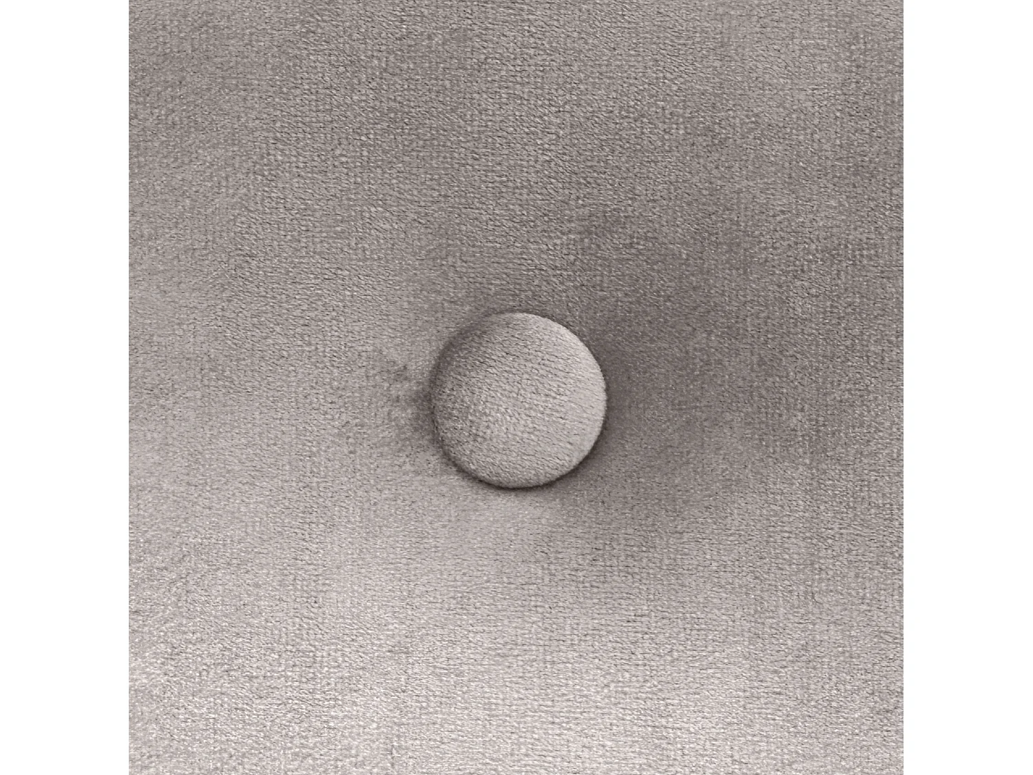 DHOME Kopfteil aus glattem Samt mit Knöpfen, 80 x 60 cm, Betten 80/90 – Beige