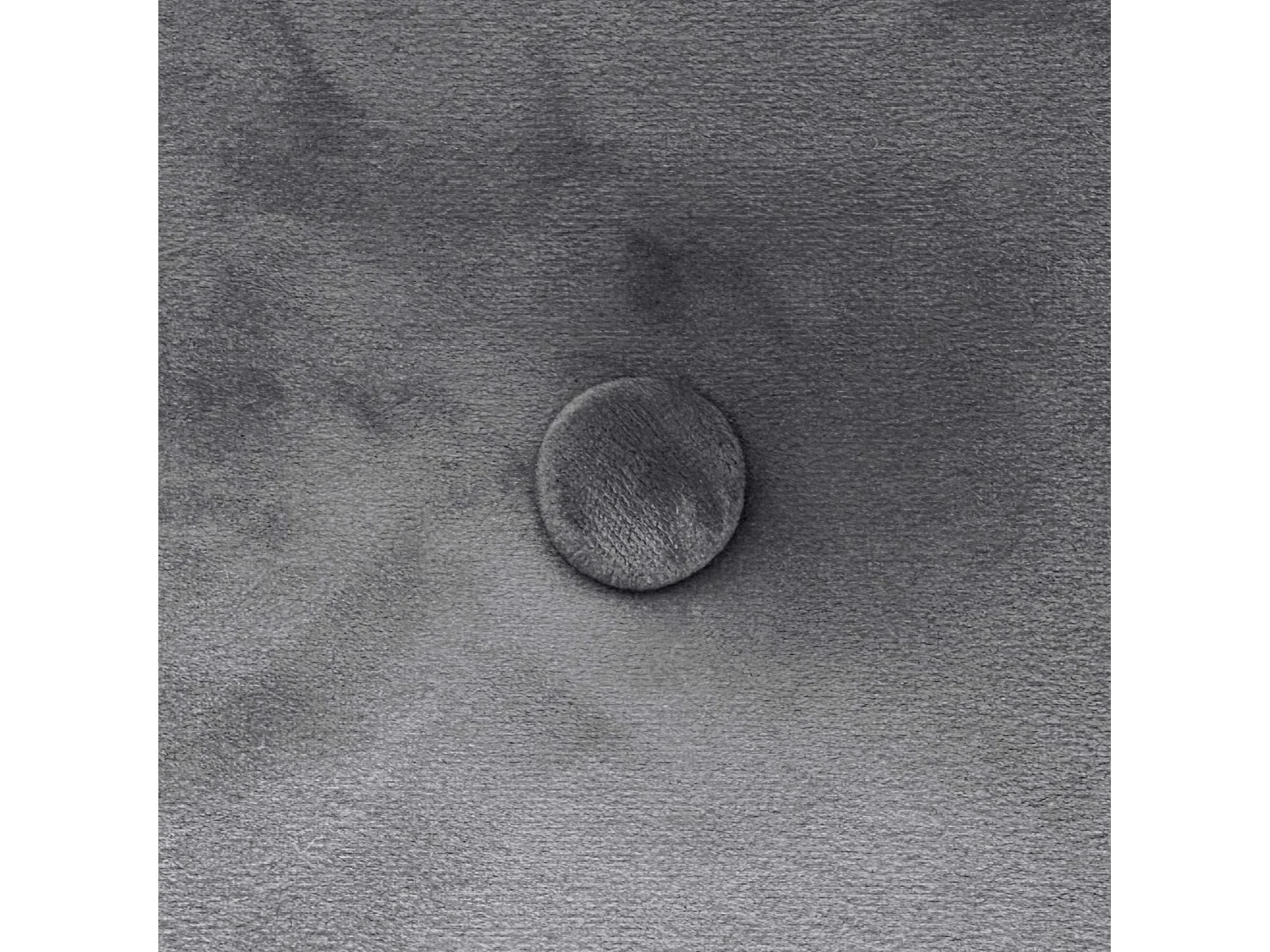 DHOME Tête de Lit Velours Lisse avec Boutons 110x105 avec Pieds de Lit 105 - Gris Cendré