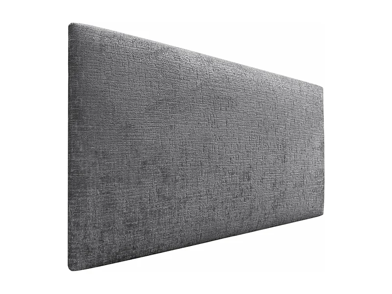 DHOME Kopfteil aus Naturwolle, 90 x 60 cm, für 80/90 Betten – Grau