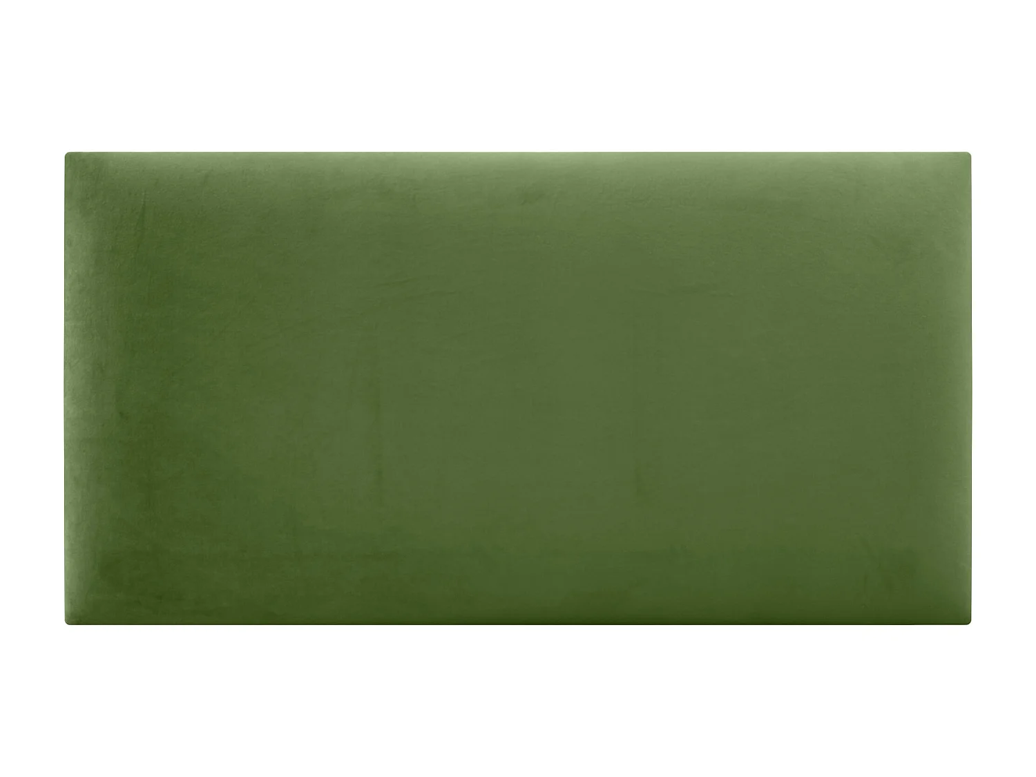 DHOME Tête de Lit Velours Lisse 105x50 Lits 105 - Vert Jungle