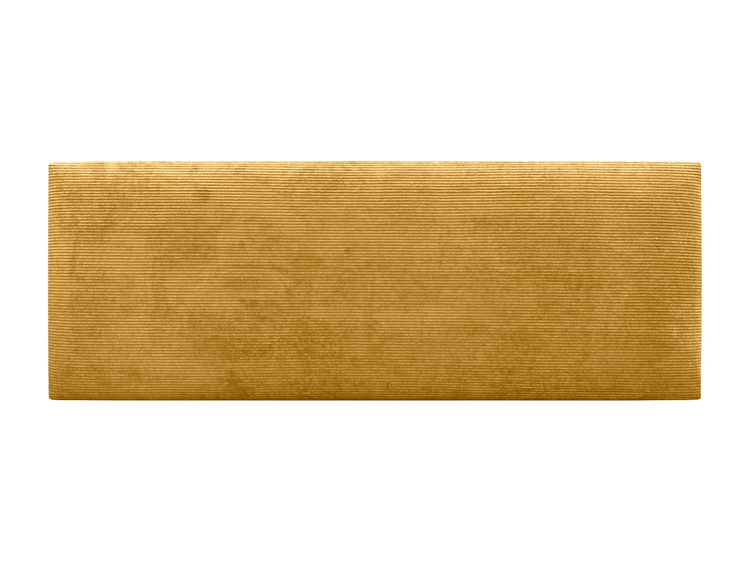 DHOME Tête de Lit Velours Côtelé Uni 160x50 Lits 150/160 - Moutarde