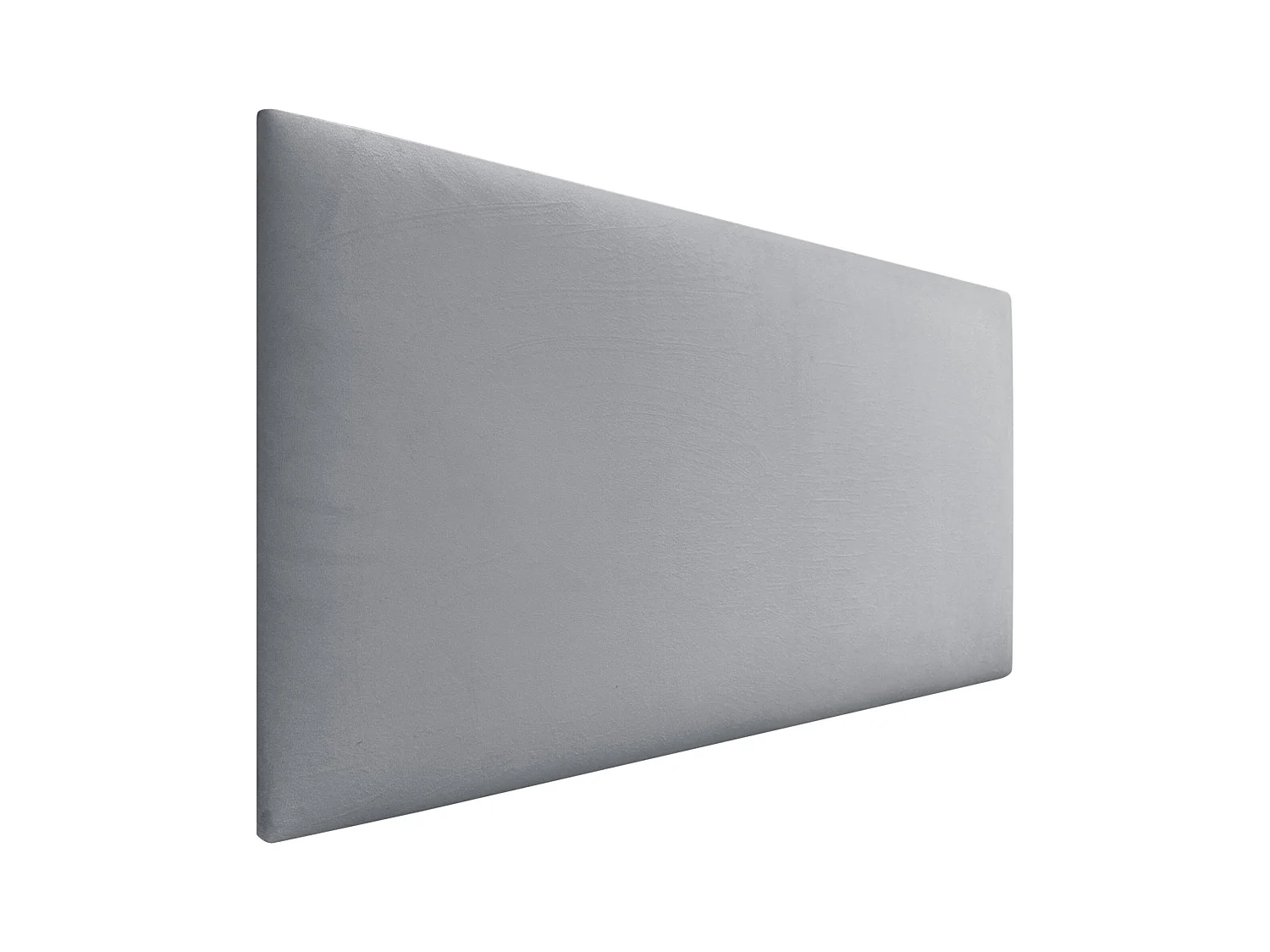 DHOME Tête de Lit Velours Lisse 90x60 Lits 80/90 - Gris Clair