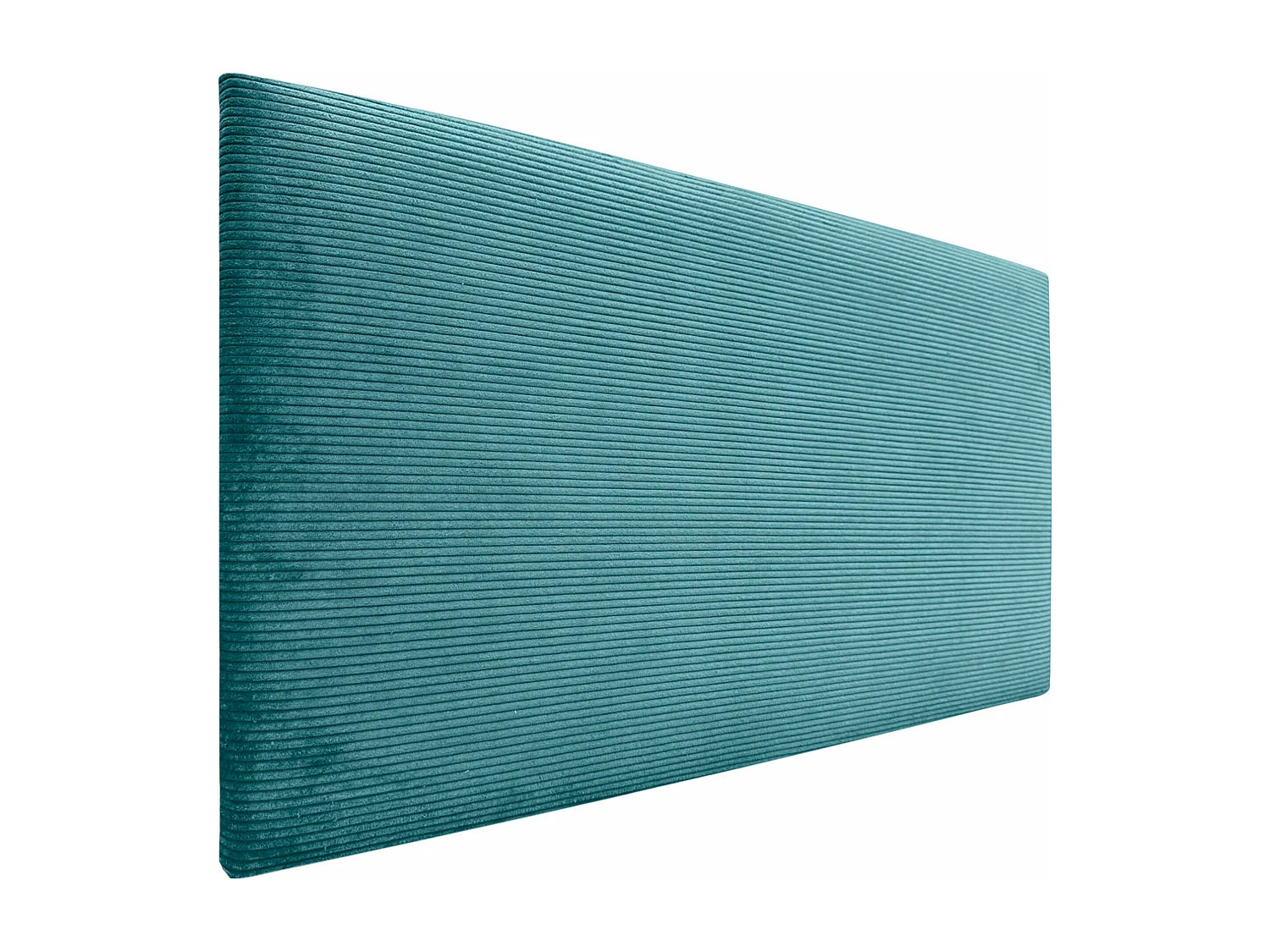 DHOME Tête de Lit Velours Côtelé Uni 105x60 Lits 105 - Turquoise