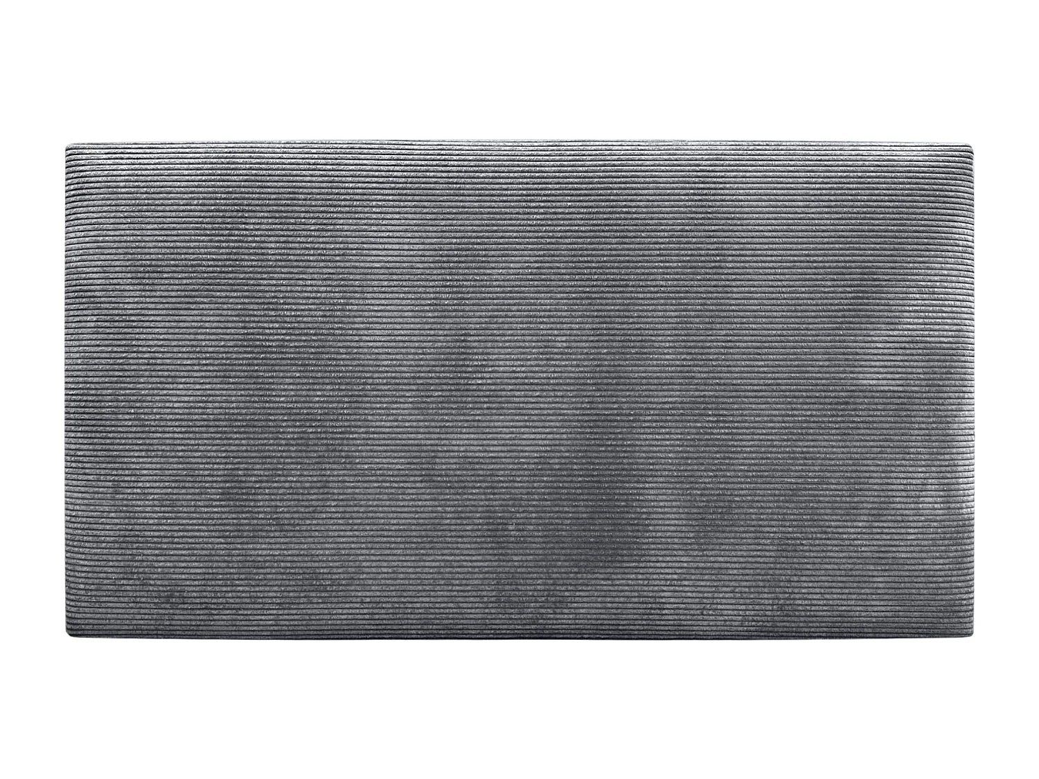 DHOME Plain Cord-Kopfteil 105 x 60 Betten 105 – Dunkelgrau