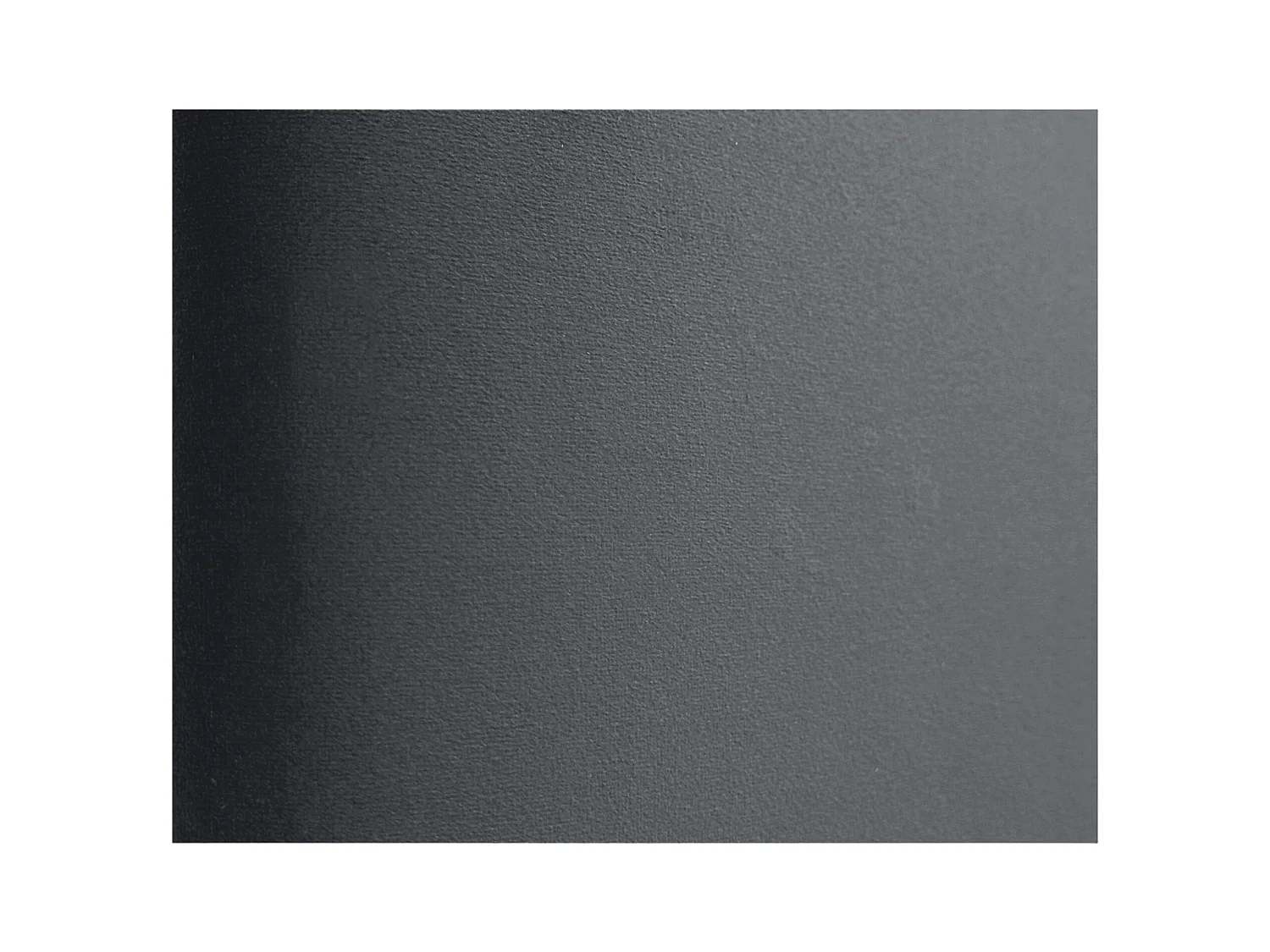 DHOME Kopfteil aus glattem Samt, 135 x 50, Betten 120/135/140 – Dunkelgrau