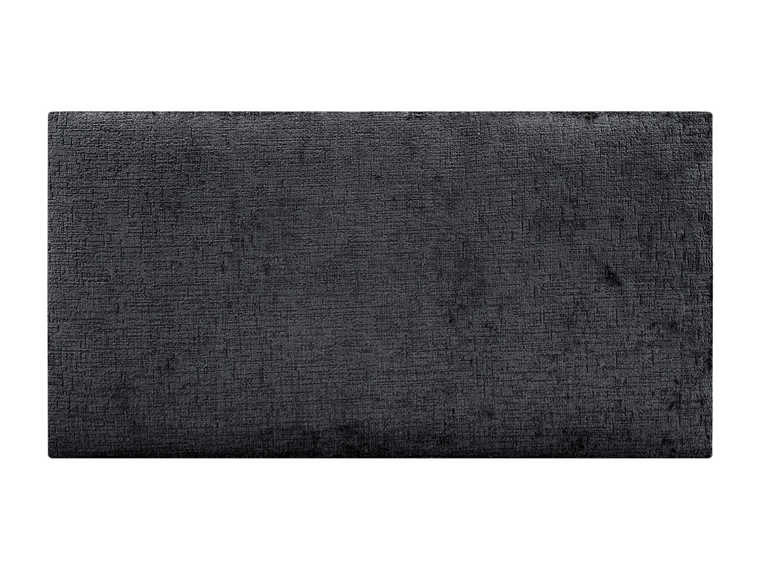 DHOME Kopfteil aus Naturwolle, 80 x 60 cm, für 80/90 Betten – Schwarz