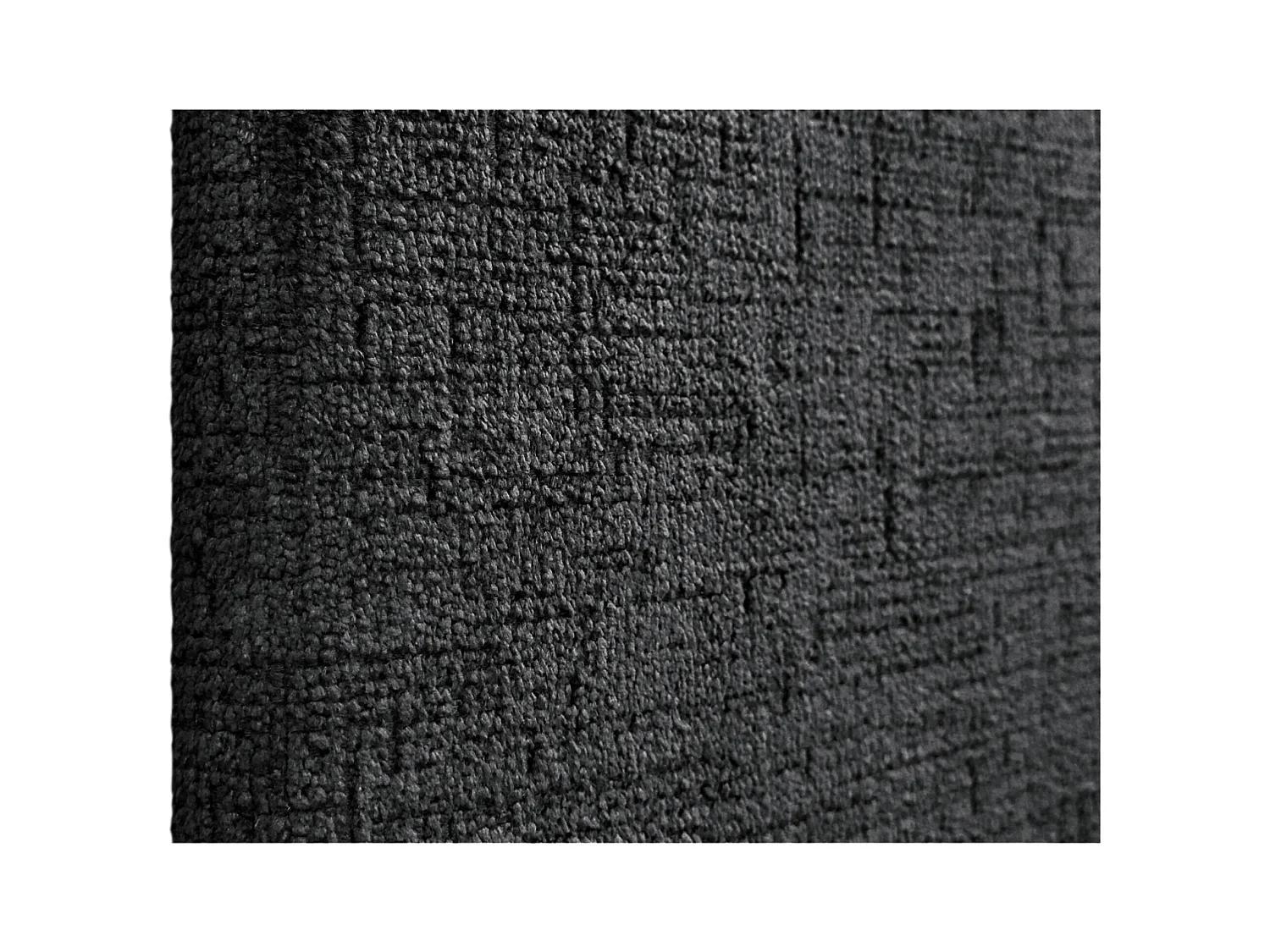 DHOME Tête de Lit en laine naturelle 80x50cm pour Lit 80/90 - Noir