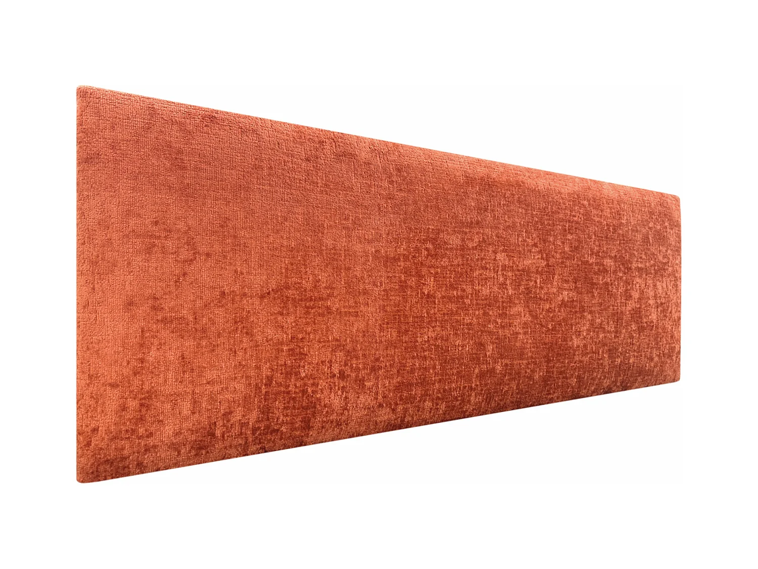 DHOME Hoofdbord van natuurlijke wol 145x50cm voor bedden 140/135 - Oranje