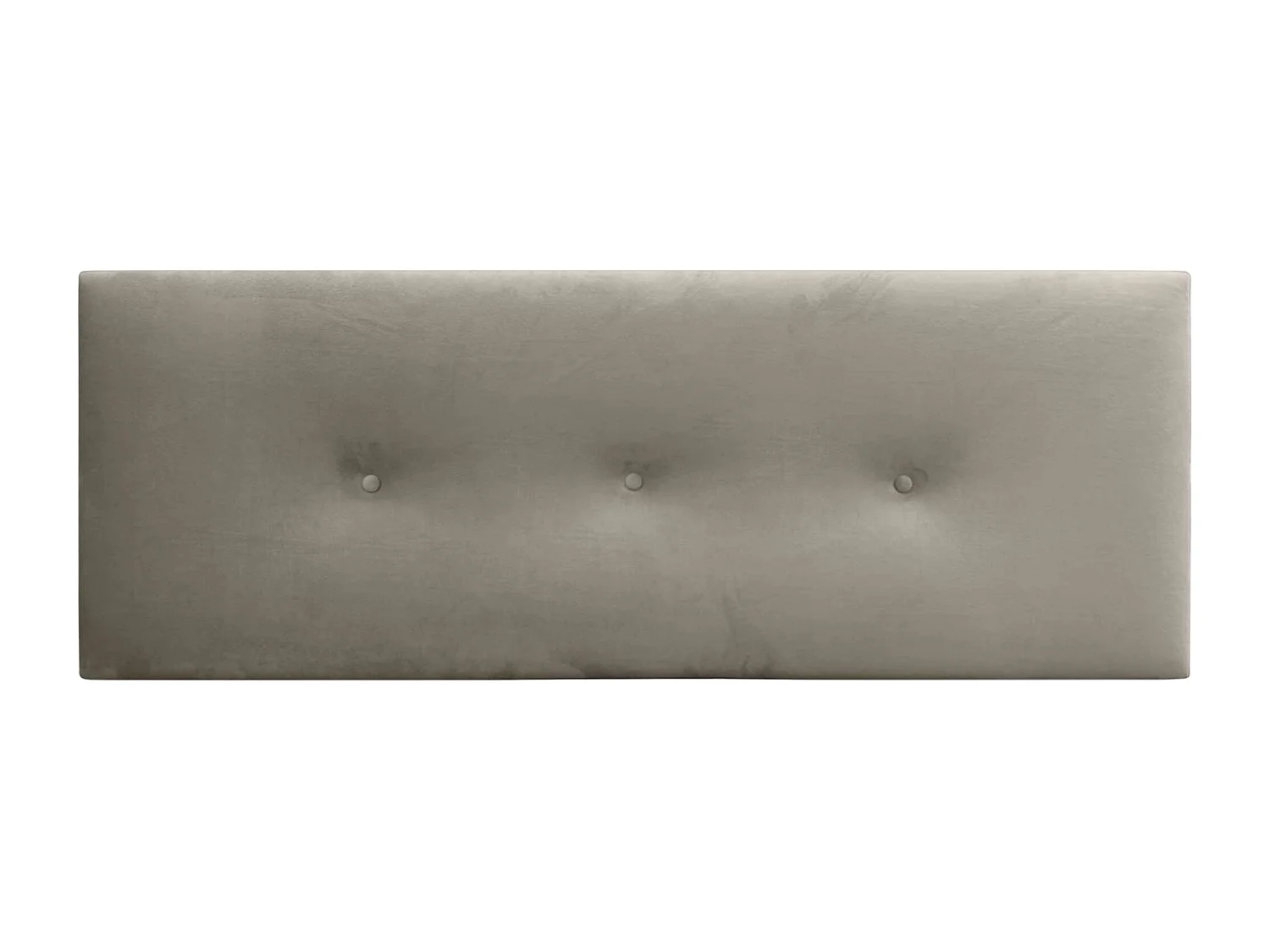 DHOME Tête de Lit Velours Lisse avec Boutons 160x60 Lits 150/160 - Marron