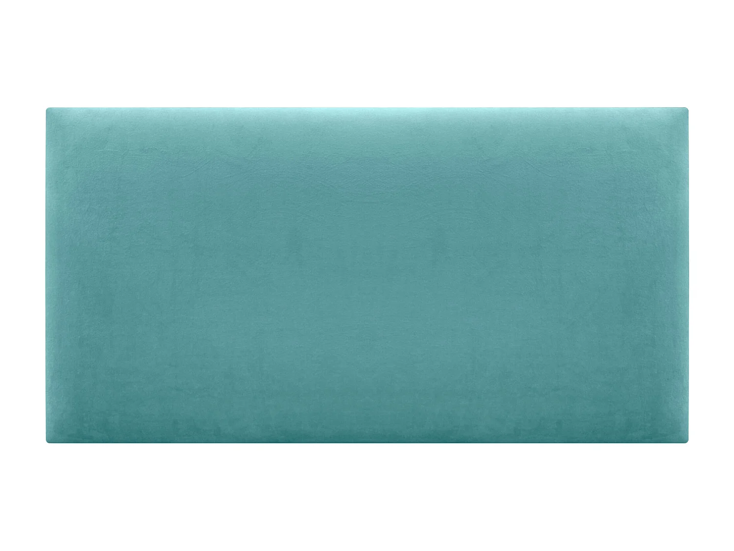 DHOME Cabeceira Smooth Velvet 95x50 Camas 80/90 - Turquesa