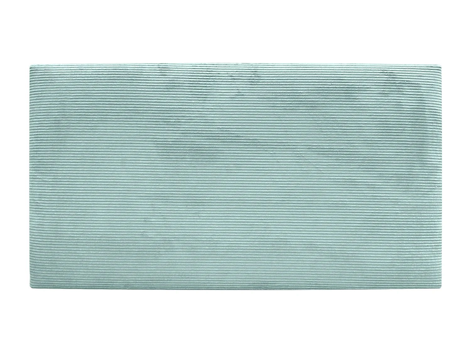 DHOME Effen corduroy hoofdeinde 110x60 bedden 105 - Aquagroen