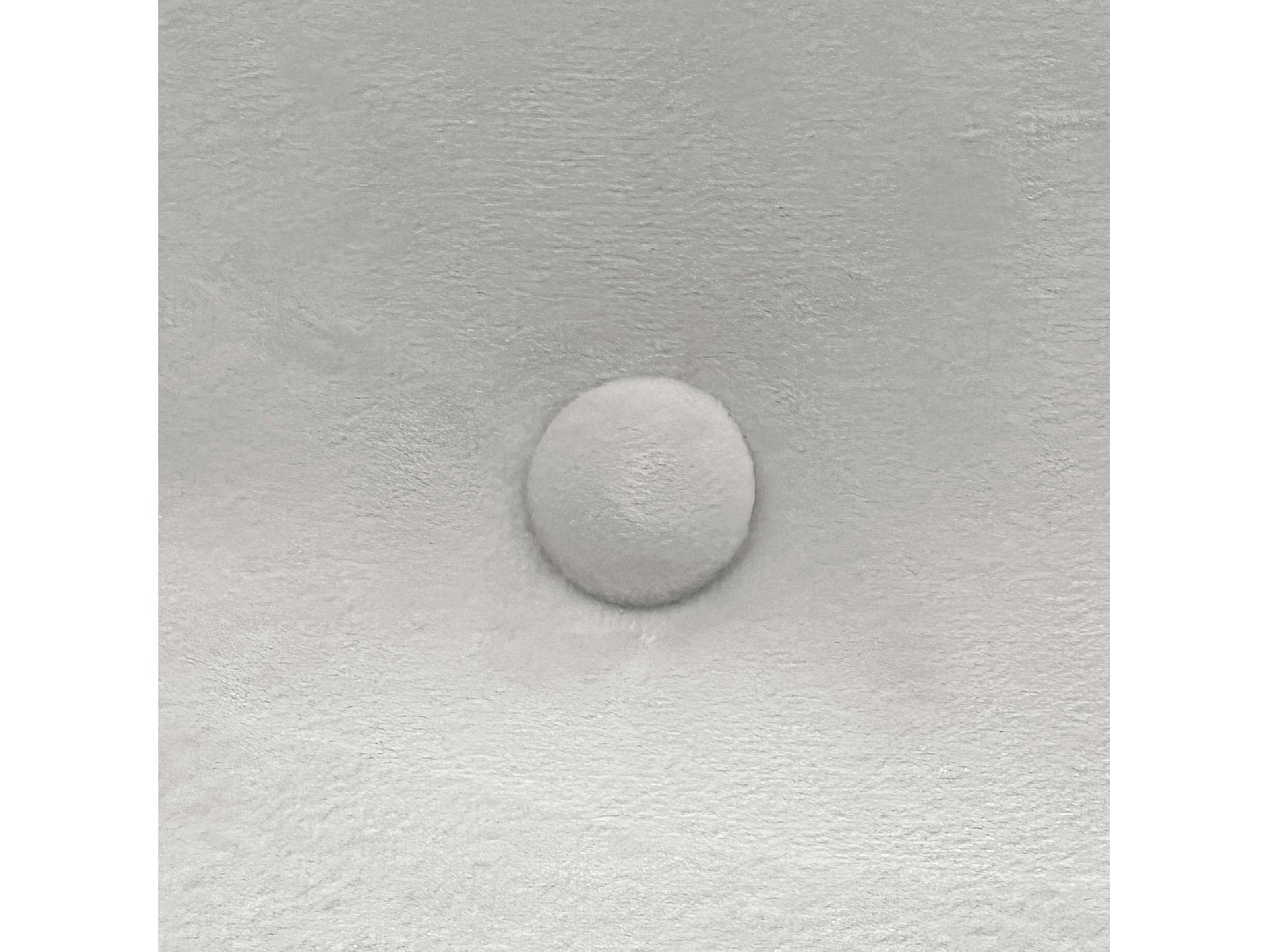 DHOME Tête de Lit Velours Lisse avec Boutons 135x50 Lits 120/135/140 - Blanc