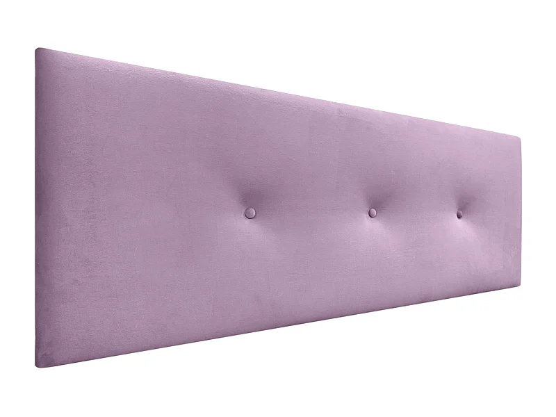 DHOME Kopfteil aus glattem Samt mit Knöpfen, 145 x 60, Betten 120/135/140 – Rosa