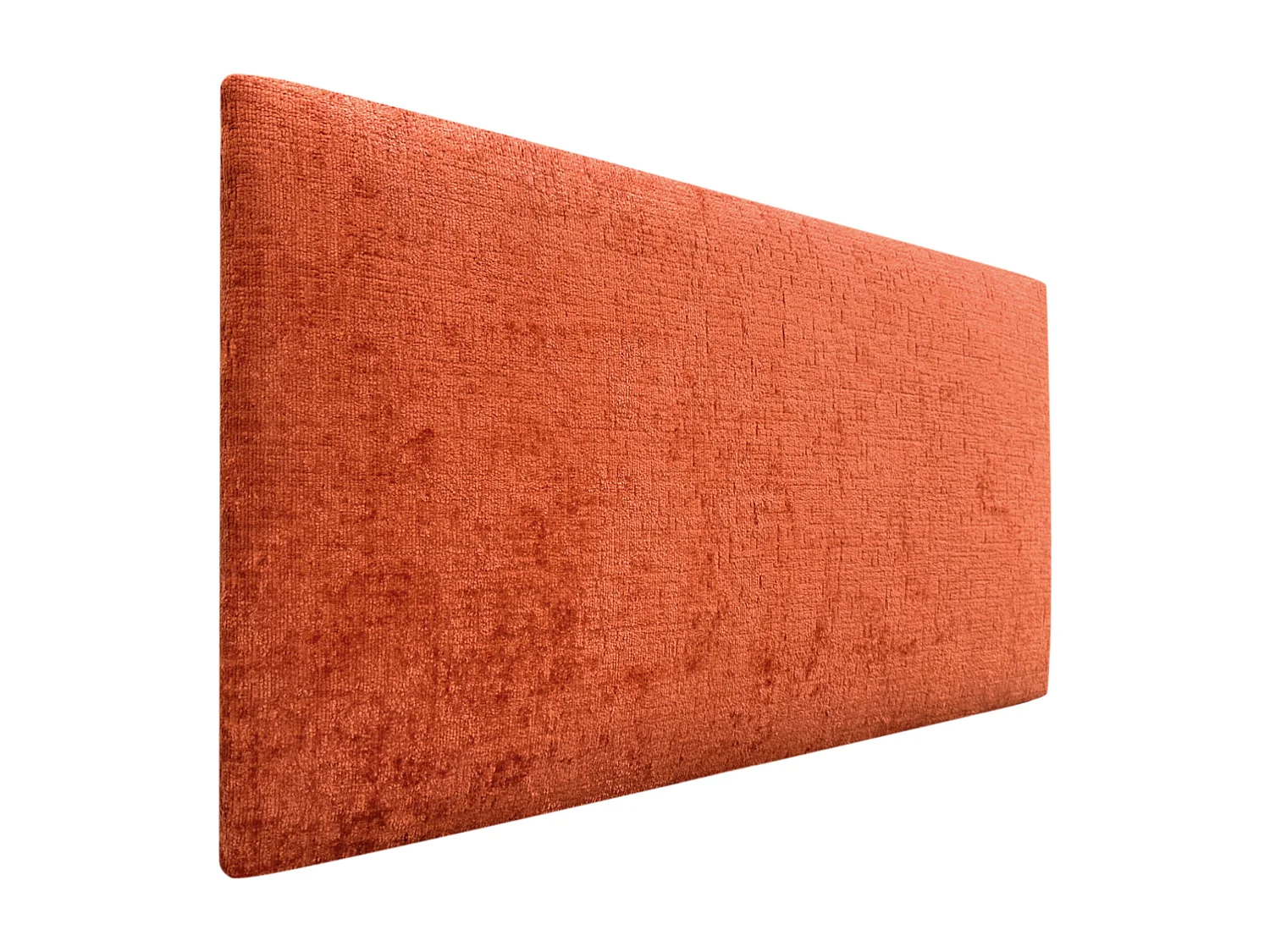 DHOME Kopfteil aus Naturwolle, 110 x 60 cm, für 105/110 Betten – Orange