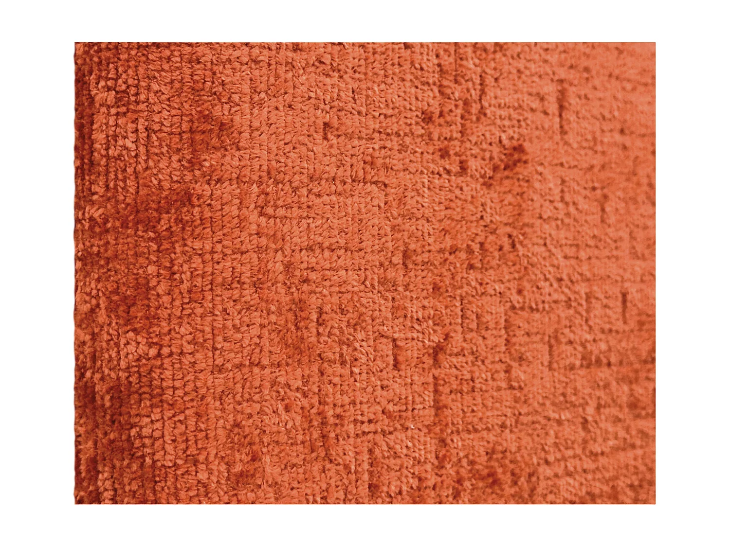 DHOME Kopfteil aus Naturwolle, 110 x 60 cm, für 105/110 Betten – Orange