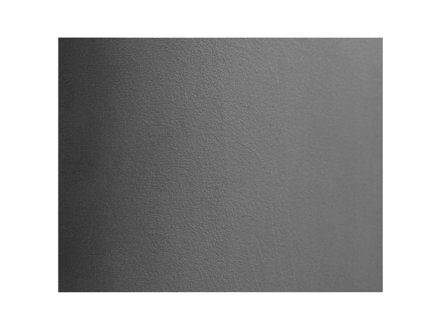 DHOME Kopfteil aus glattem Samt, 135 x 60 cm, Betten 120/135/140 – Aschgrau