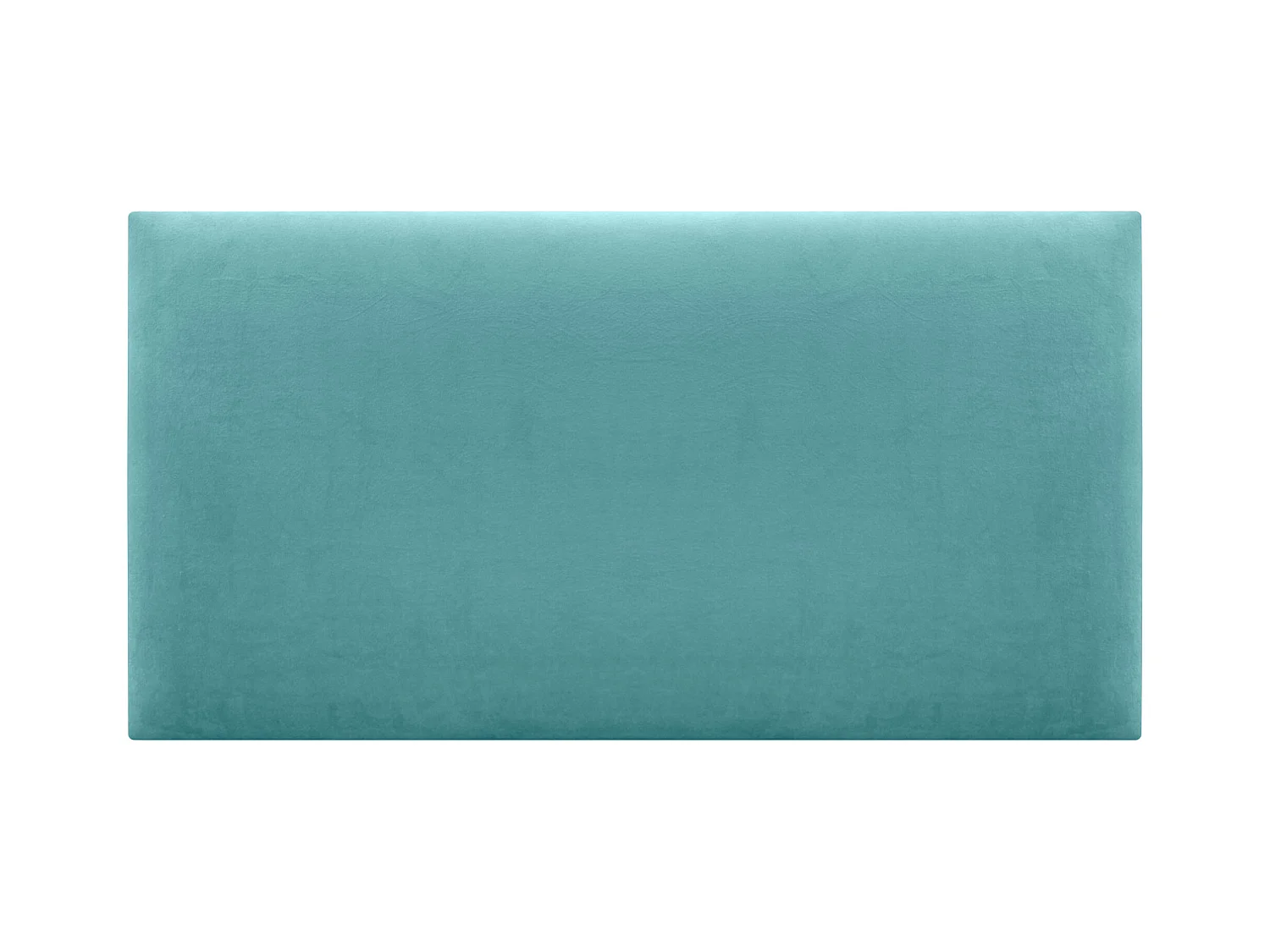DHOME Tête de Lit Velours Lisse 80x60 Lits 80/90 - Turquoise