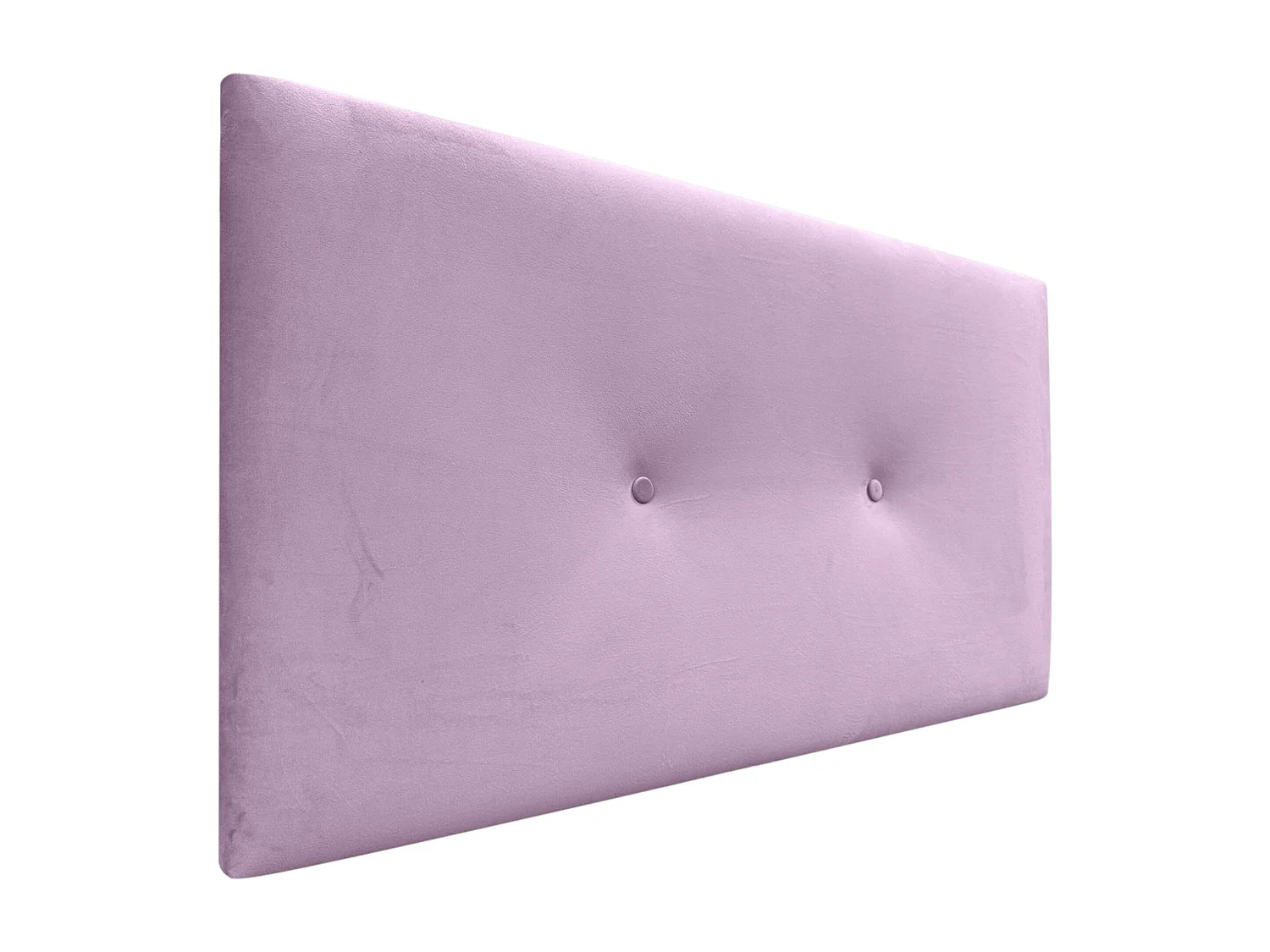 DHOME Glad fluwelen hoofdeinde met knopen 110x60 bedden 105 - roze