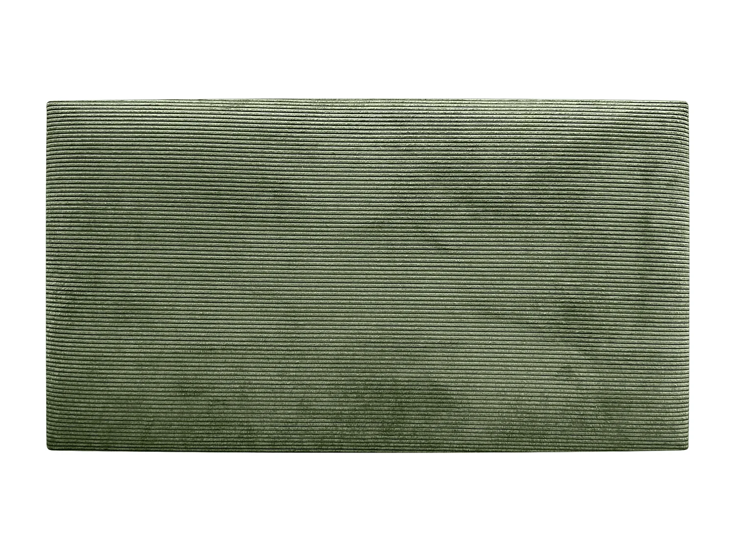 DHOME Tête de Lit Velours Côtelé Uni 95x60 Lits 80/90 - Vert Jungle