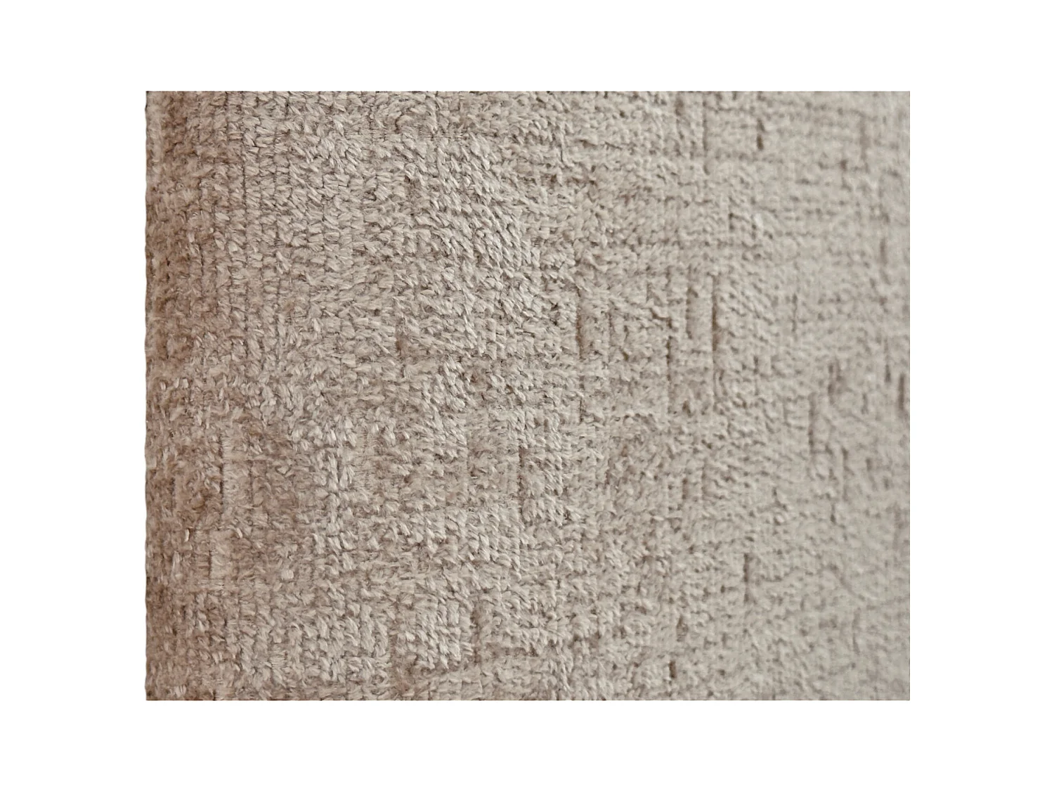 DHOME Tête de Lit laine naturelle 105x105cm avec pieds de Lit 105 - Marron clair