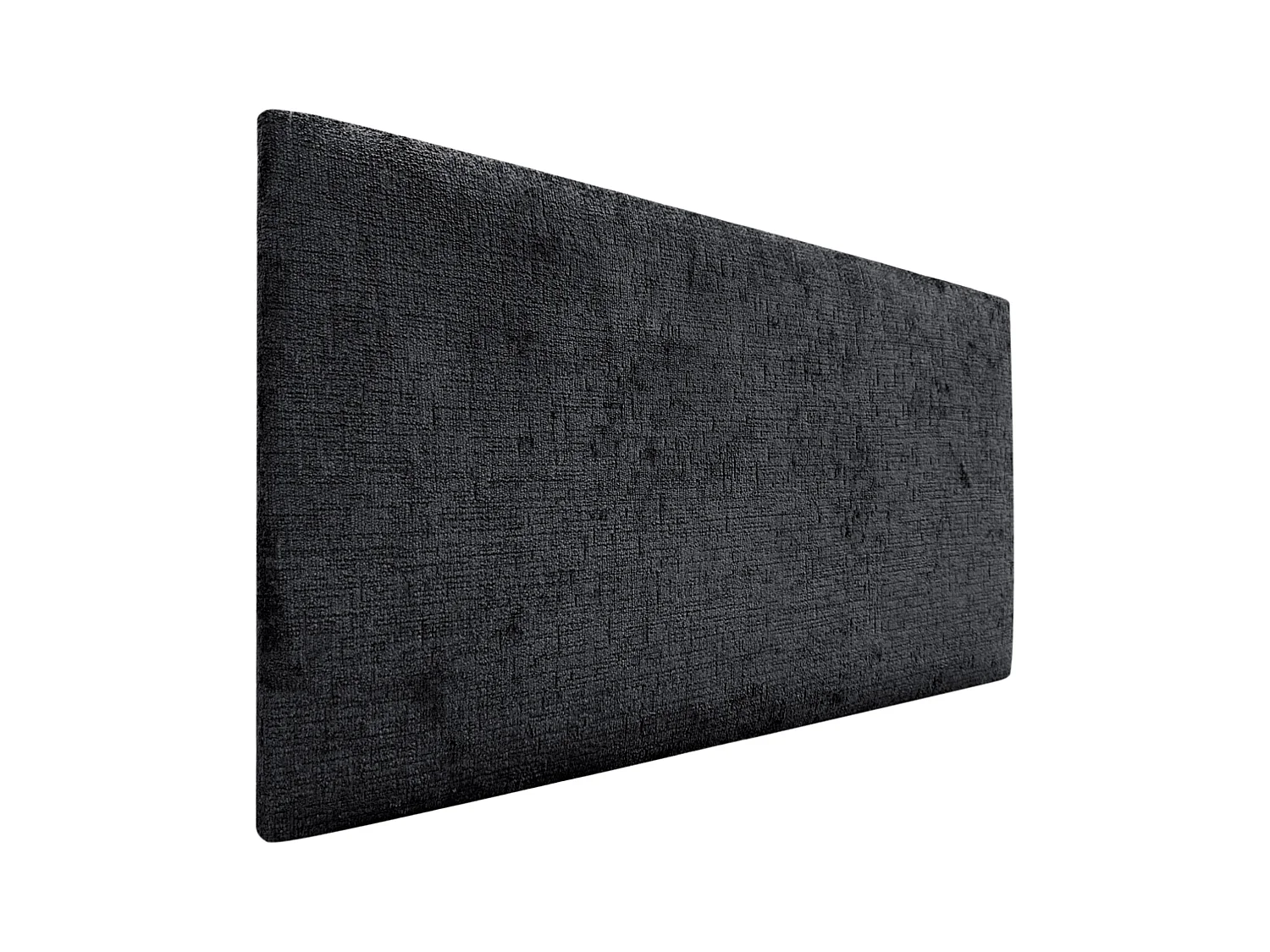 DHOME Tête de Lit en laine naturelle 110x50cm pour Lit 105/110 - Noir