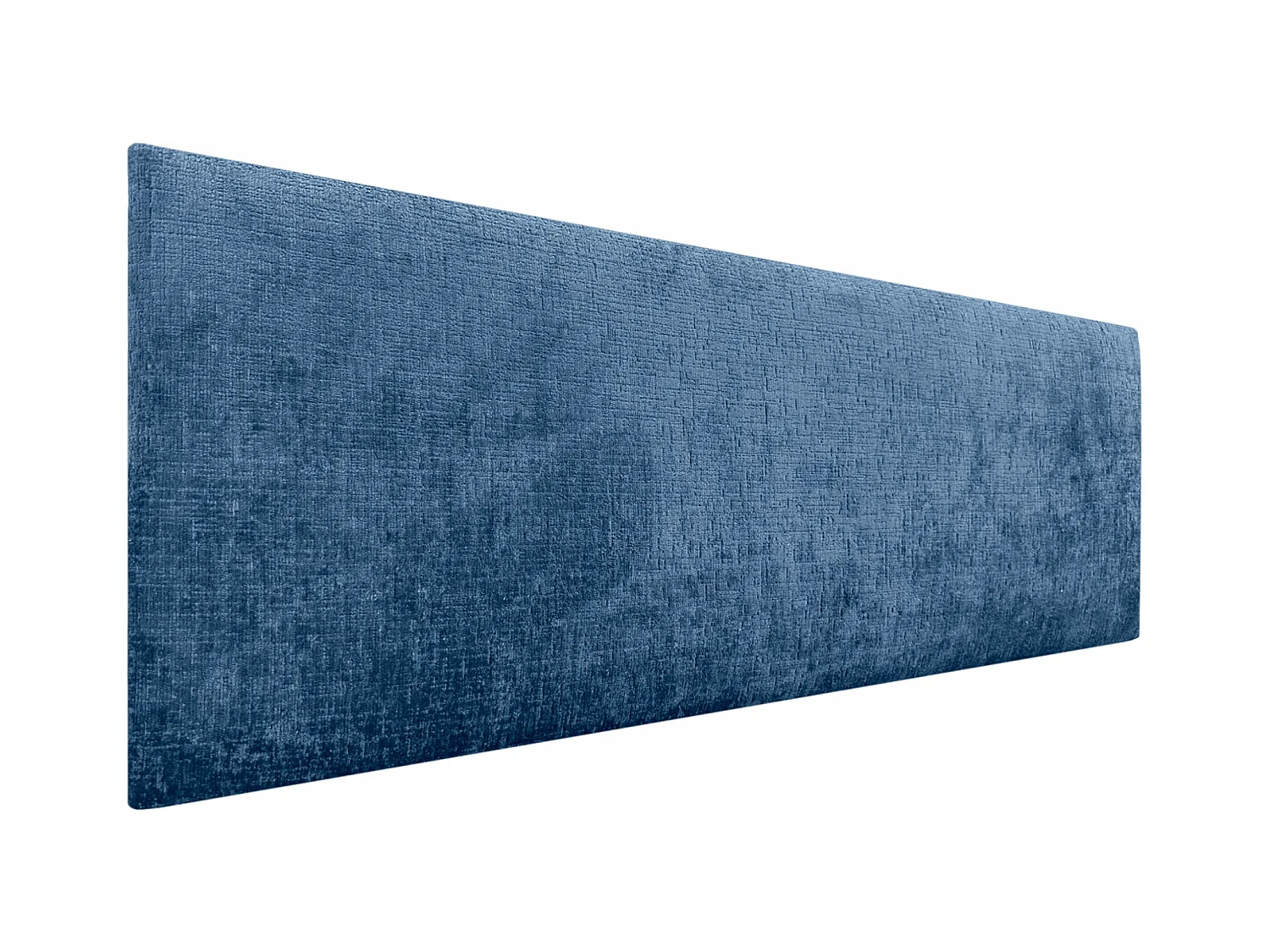 DHOME Tête de Lit en laine Naturelle 145x50cm pour Lit 140/135 - Bleu