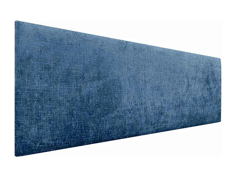 DHOME Tête de Lit en laine Naturelle 135x50cm pour Lit 120/135 - Bleu