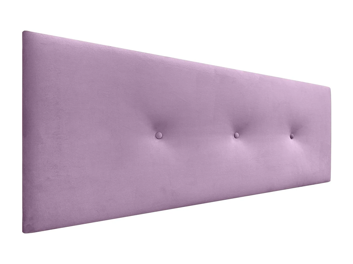 DHOME Glad fluwelen hoofdeinde met knopen 160x60 bedden 150/160 - roze