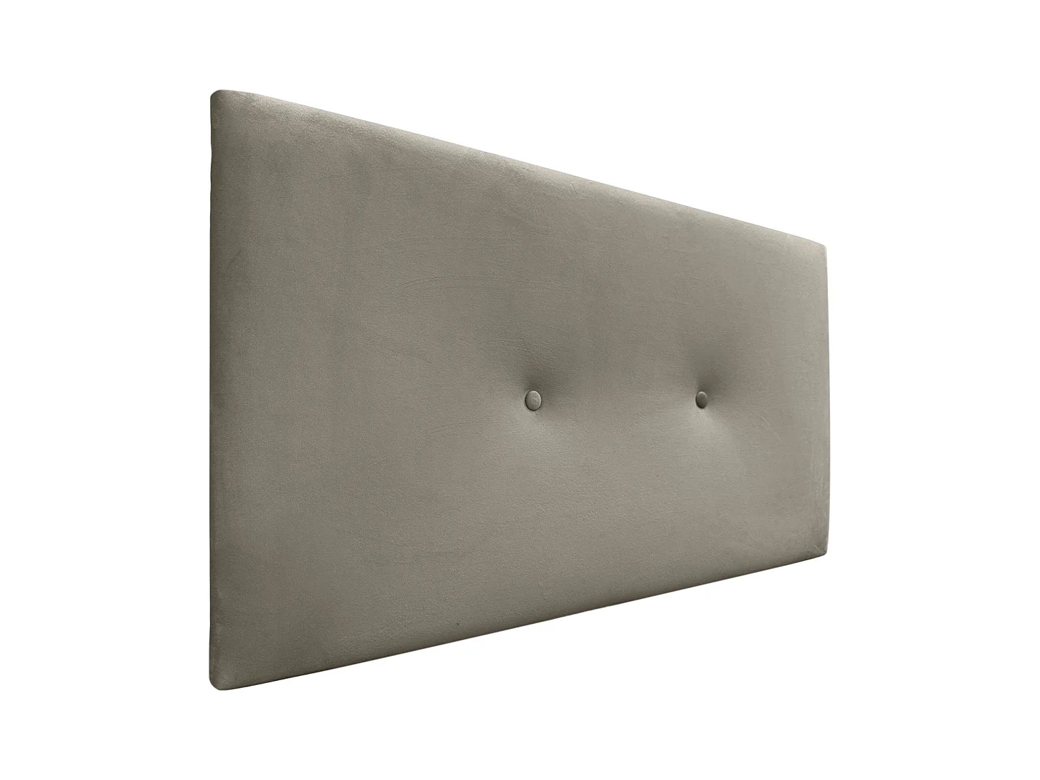 DHOME Tête de Lit Velours Lisse avec Boutons 105x60 Lits 105 - Marron