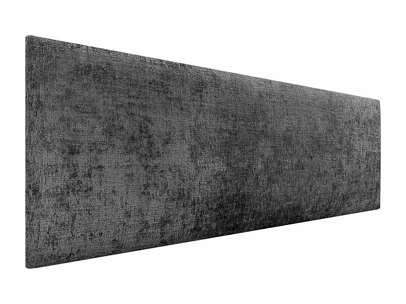 DHOME Kopfteil aus Naturwolle, 145 x 60 cm, für Betten 140/135 – Dunkelgrau