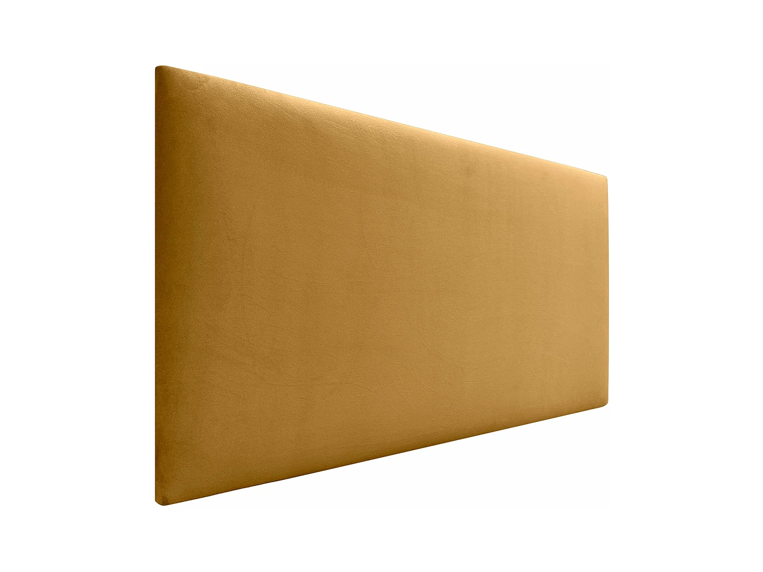 DHOME Tête de Lit Velours Lisse 110x60 Lits 105 - Moutarde