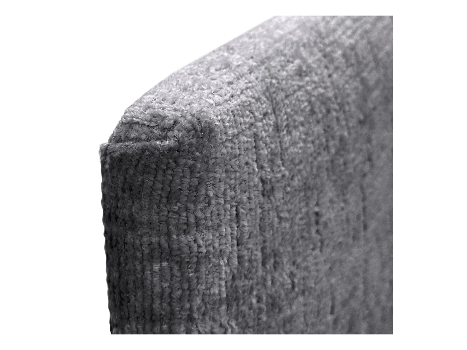 DHOME Kopfteil aus Naturwolle, 110 x 50 cm, für 105/110 Betten – Grau