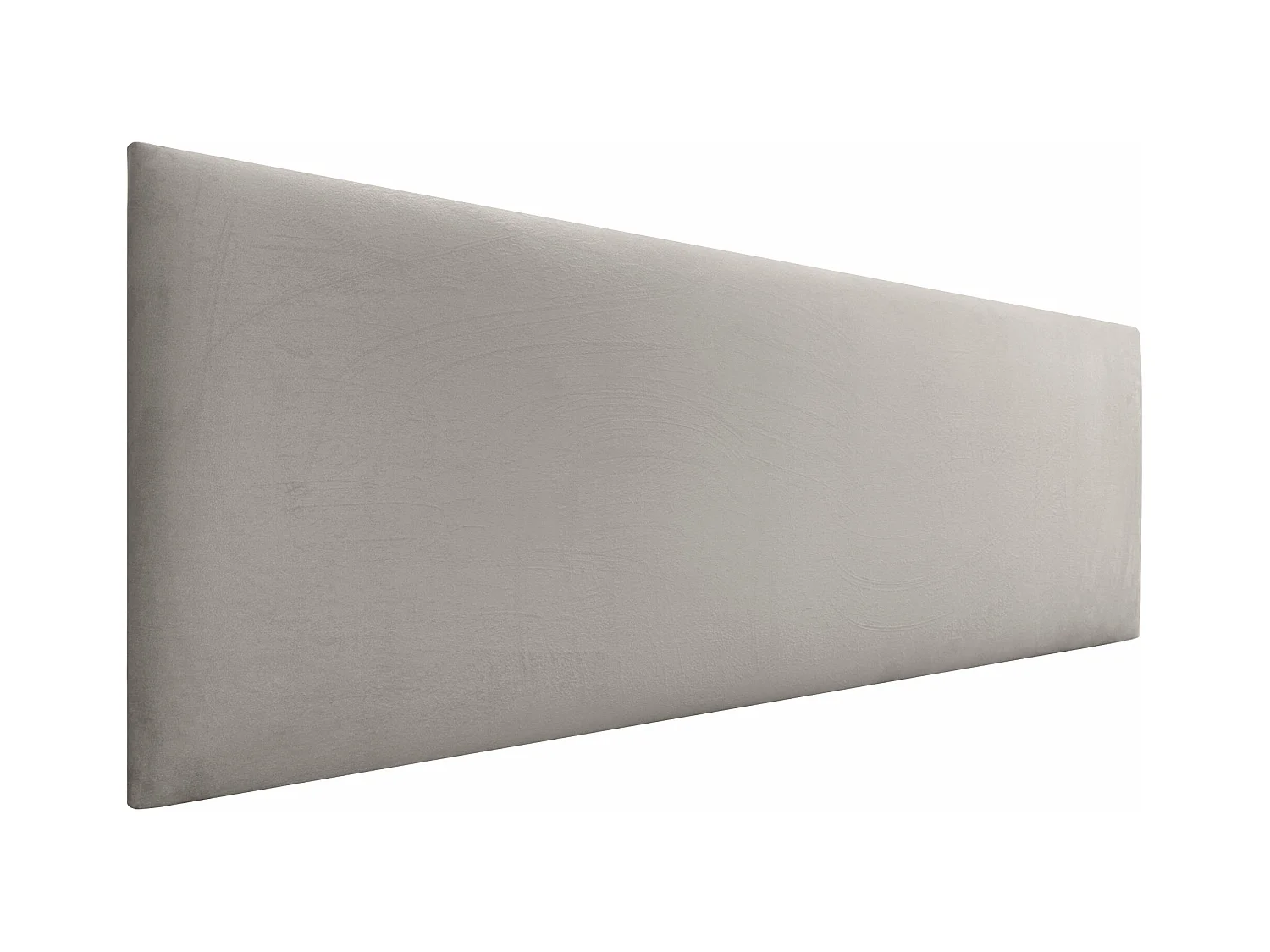 DHOME Tête de Lit Velours Lisse 135x50 Lits 120/135/140 - Beige