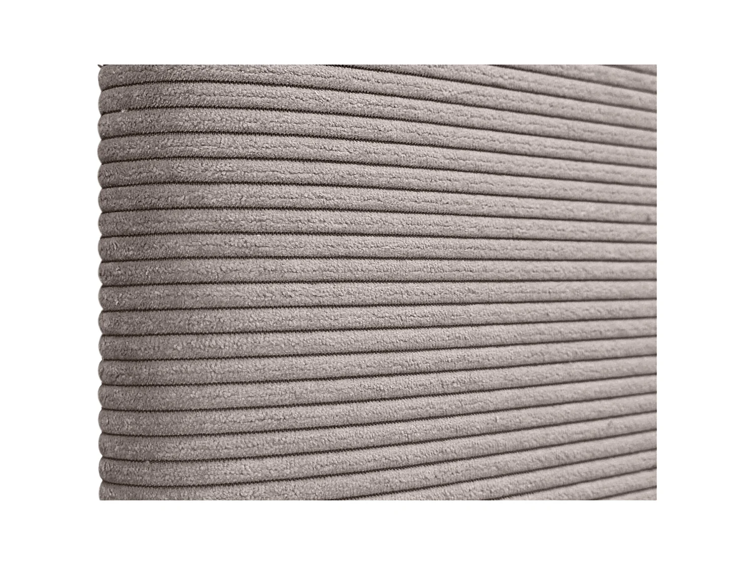 DHOME Plain Cord-Kopfteil 135x50 Betten 120/135/140 – Braun