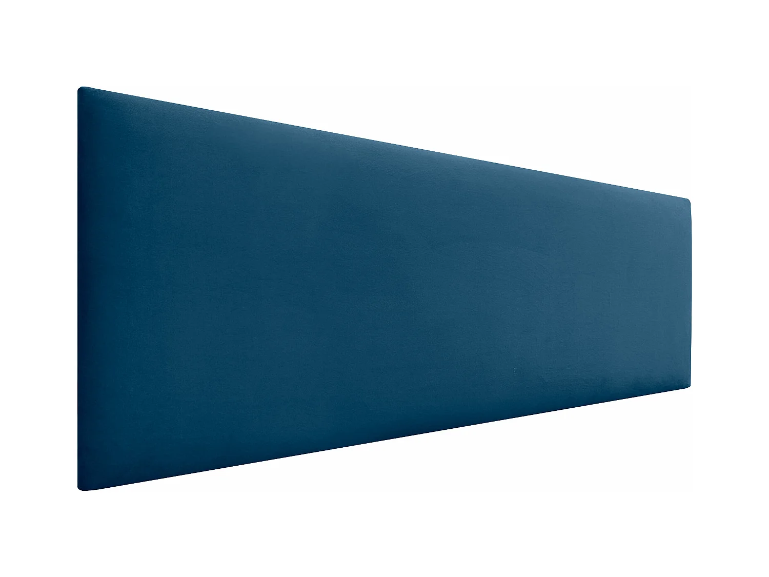 DHOME Tête de Lit Velours Lisse 150x50 Lits 150/160 - Bleu