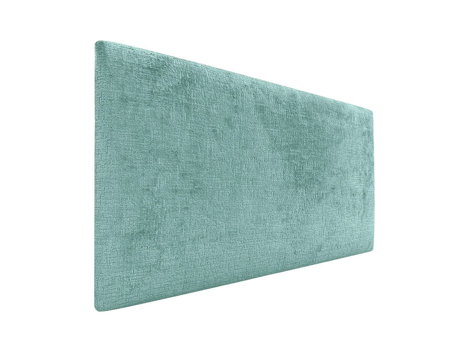 DHOME Tête de Lit en laine naturelle 90x50cm pour Lit 80/90 - Vert Aqua