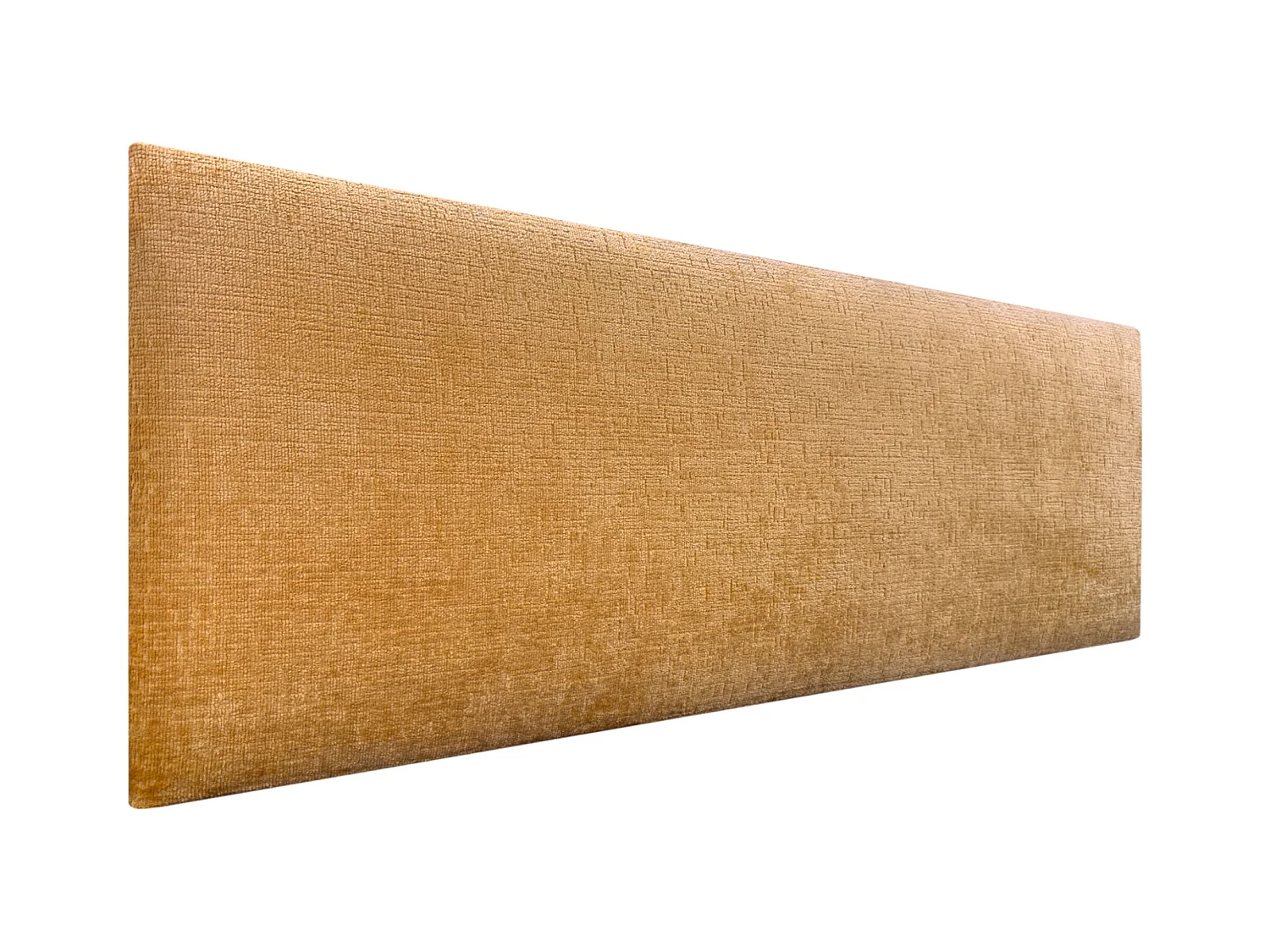 DHOME Tête de Lit en laine naturelle 135x50cm pour Lit 120/135 - Moutarde
