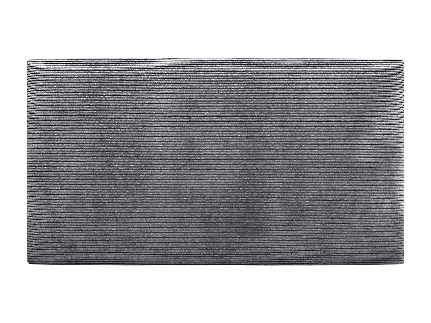 DHOME Cabecero de Pana Liso 90x60 Camas 80/90 - Gris Oscuro