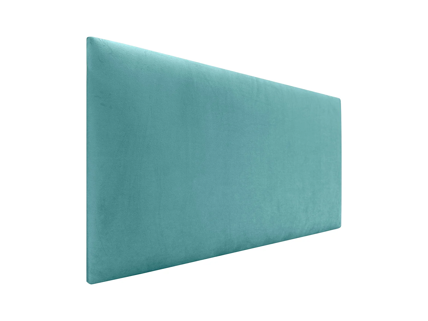 DHOME Tête de Lit Velours Lisse 110x50 Lits 105 - Turquoise