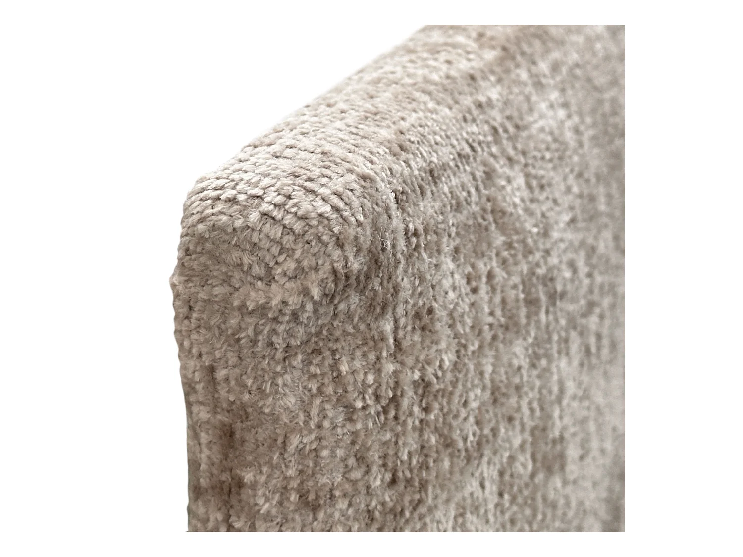 DHOME Tête de Lit Laine Naturelle 105x105cm avec Pieds de Lit 105 - Beige