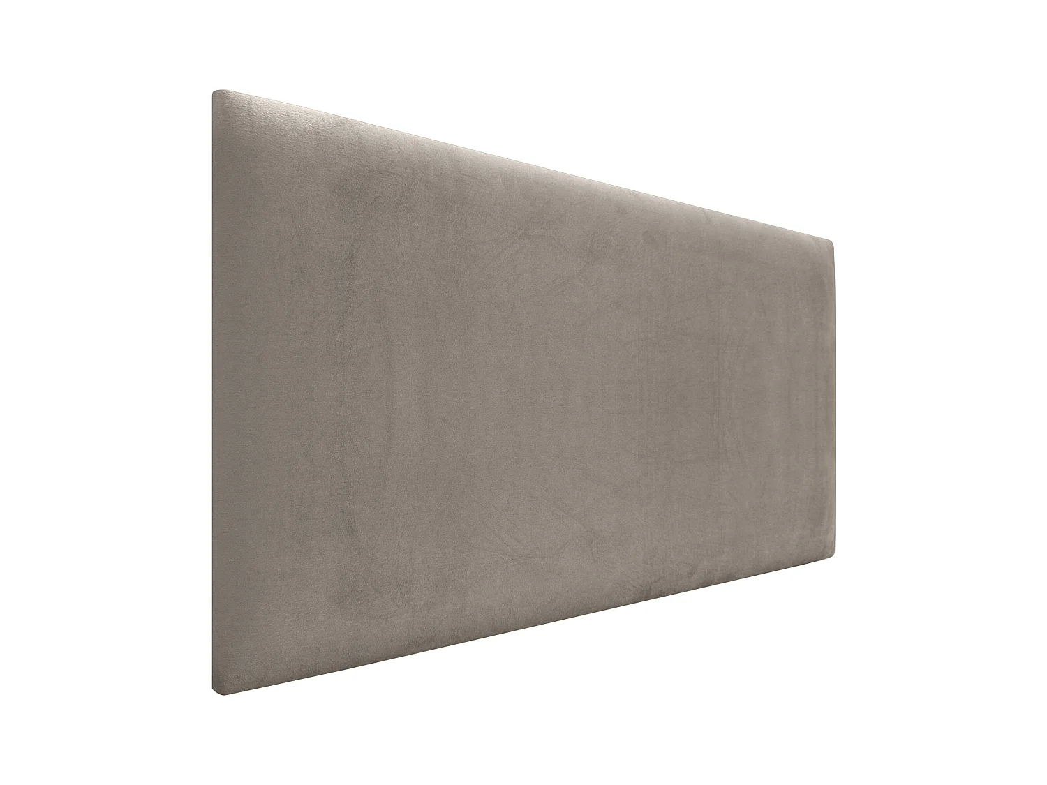 DHOME Testiera in Velluto Liscio 110x50 Letti 105 - Marrone