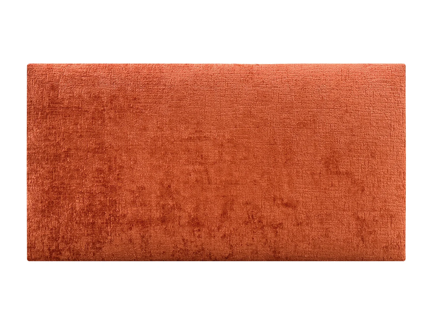 DHOME Kopfteil aus Naturwolle, 110 x 50 cm, für 105/110 Betten – Orange