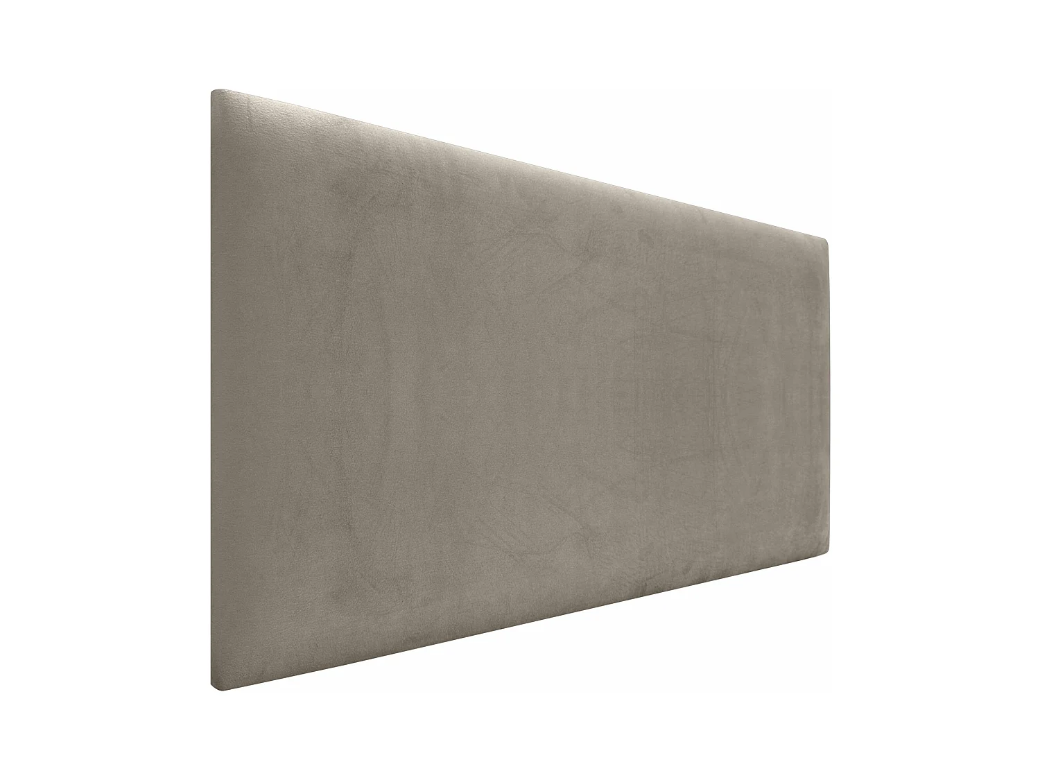 DHOME Tête de Lit Velours Lisse 105x60 Lits 105 - Marron
