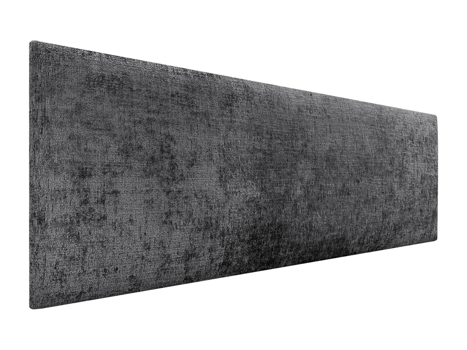 DHOME Kopfteil aus Naturwolle, 135 x 50 cm, für 120/135 Betten – Dunkelgrau